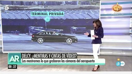 Delcygate, lo que hay grabaciones de las cámaras de Barajas: “Ella no quiso que le revisaran las maletas"