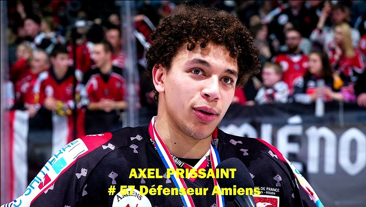 Hockey sur glace Interview d’Axel Prissaint, # 57 Défensuer des Gothiques d’Amiens, le 16/02/2020 Rouen VS Amiens (Finale Coupe de France 2020)