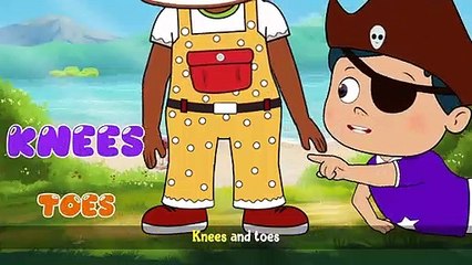 Head, Shoulders, Knees and Toes - Exercise Song for Kids - Baby Nursery Rhymes - Bumcheek TV