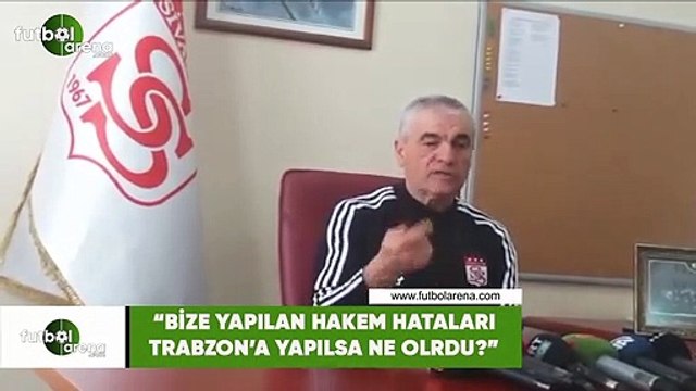 Rıza Çalımbay: Bize yapılan hakem hataları Trabzon'a yapılsa ne olurdu?
