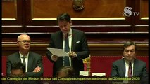 Giuseppe Conte - Comunicazioni in vista del prossimo Consiglio europeo straordinario