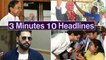 3 Minutes 10 Headlines | Yuvraj Singh In Web Series | Donald Trump Temple In TS