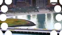 Le wingsuit de Jetman Dubaï réalise le premier décollage au sol pour un vol à haute altitude.