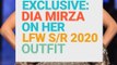 Exclusive: Dia Mirza talks about her outfit at Lakme Fashion Week Summer Resort 2020