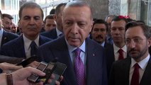 Ankara-erdoğan tbmm ak partı grup toplantısı sonrası soruları cevapladı