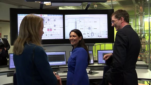 Priti Patel visits carbon capture research facility