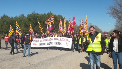 Huelga de los trabajadores de la petroquímica de Tarragona