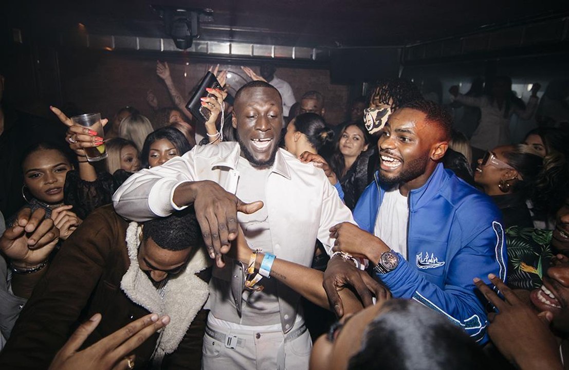Stormzy parties with Brit Awards winner Dave
