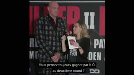 Poids-lourds - Fury l'assure, il mettra Wilder K.O. en deux rounds !