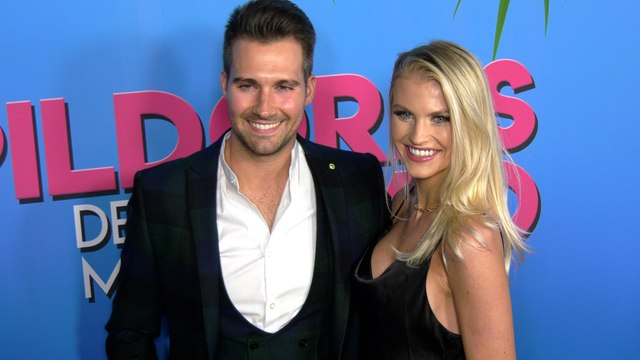 James Maslow and Caitlin Spears Las Pildoras De Mi Novio Premiere Red Carpet