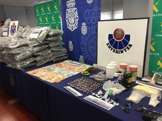 32 detenidos de una banda que traficaba con droga