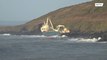 'Ghost' ship washed ashore by Storm Dennis in Ireland