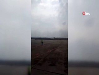 Halep Havalimanı'na 8 yıl sonra ilk uçuş