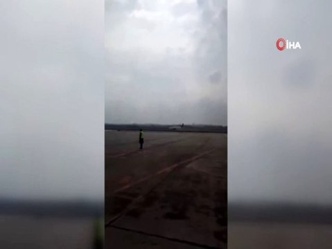 Halep Havalimanı'na 8 yıl sonra ilk uçuş