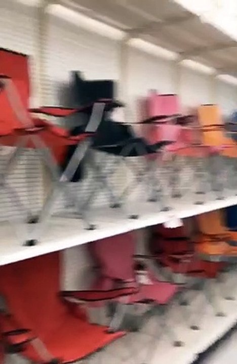Department Store Fully Stocked With Folding Chairs