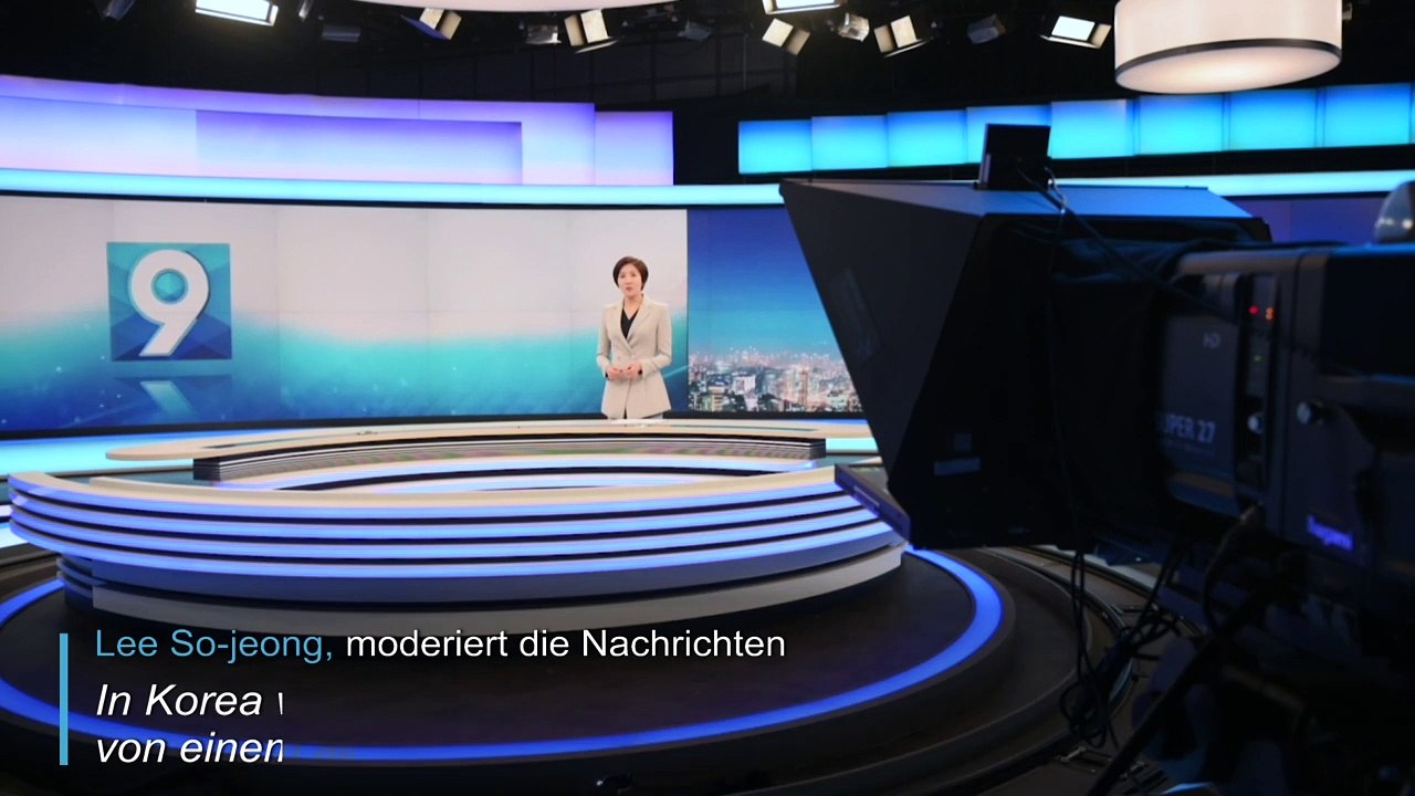 Breaking News - Südkoreas erste Nachrichtenmoderatorin