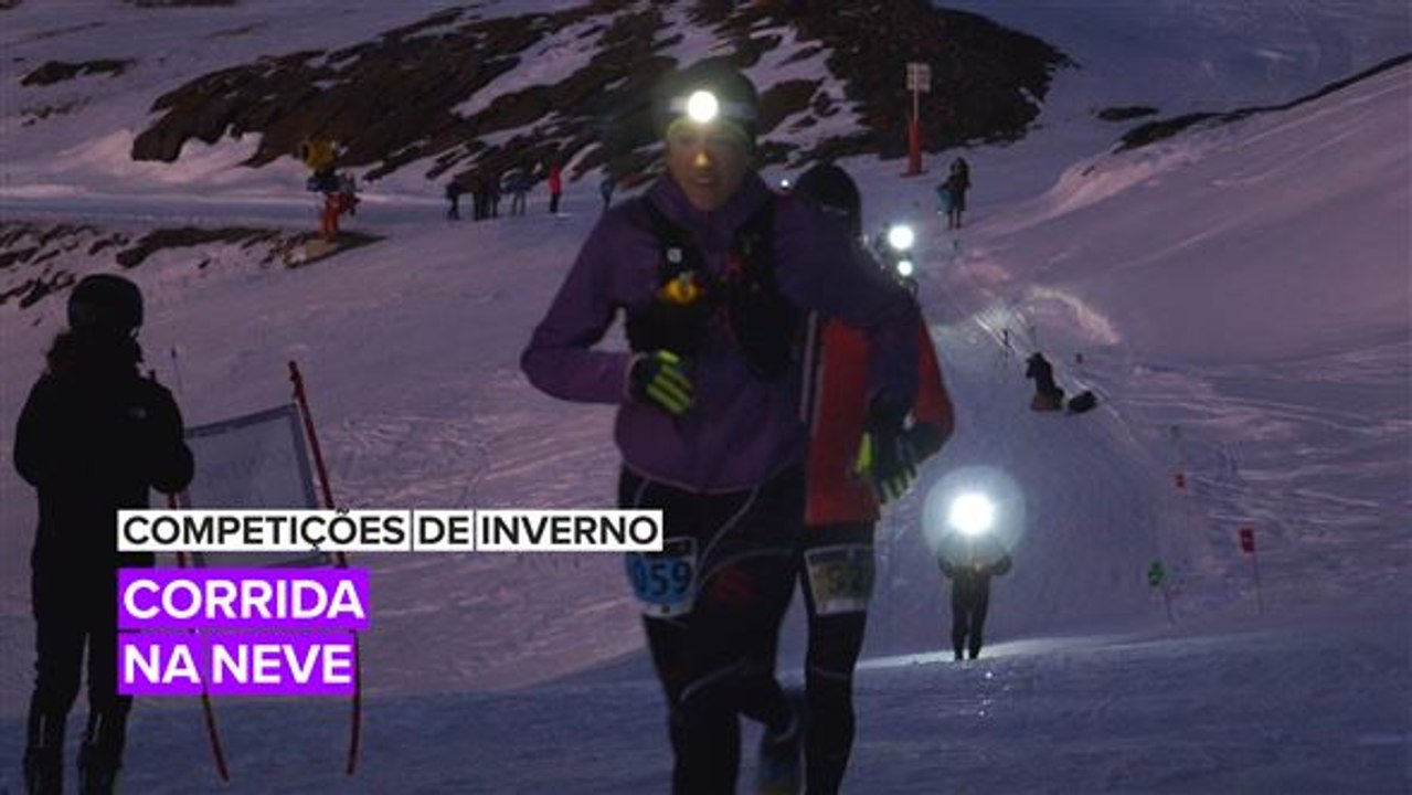 Competições de Inverno: Corrida na neve