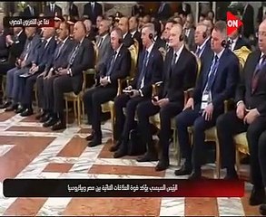 نص كلمة السيسي خلال المؤتمر الصحفى المشترك مع رئيس جمهورية بيلاروس