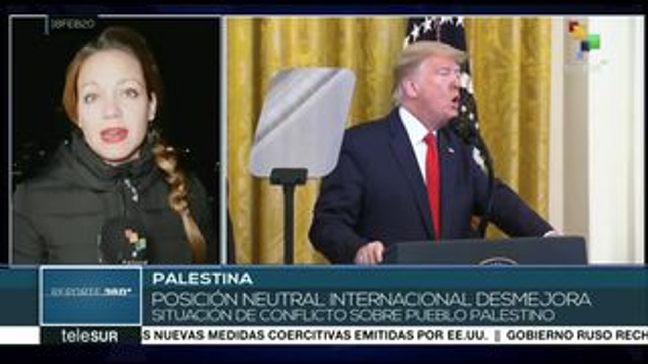 Palestina insta a comunidad internacional evitar el "Acuerdo del Siglo