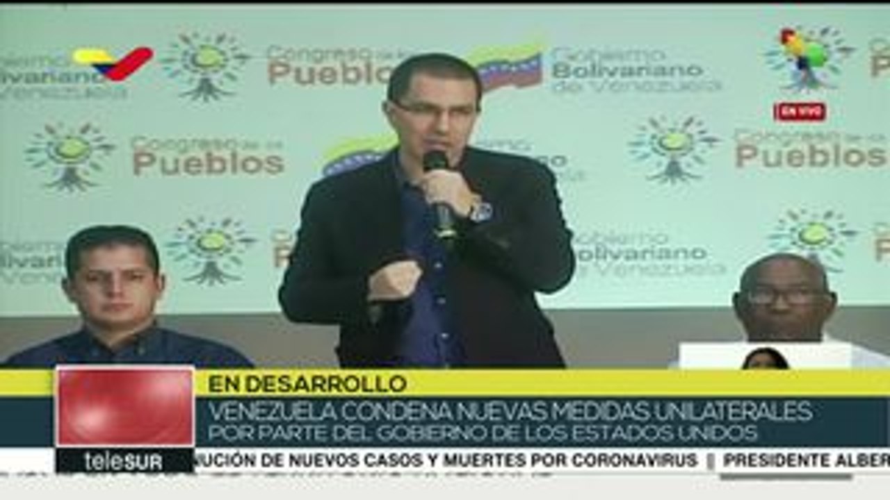 Gob. Venezuela repudia sanciones de EEUU contra empresa rusa Rosneft