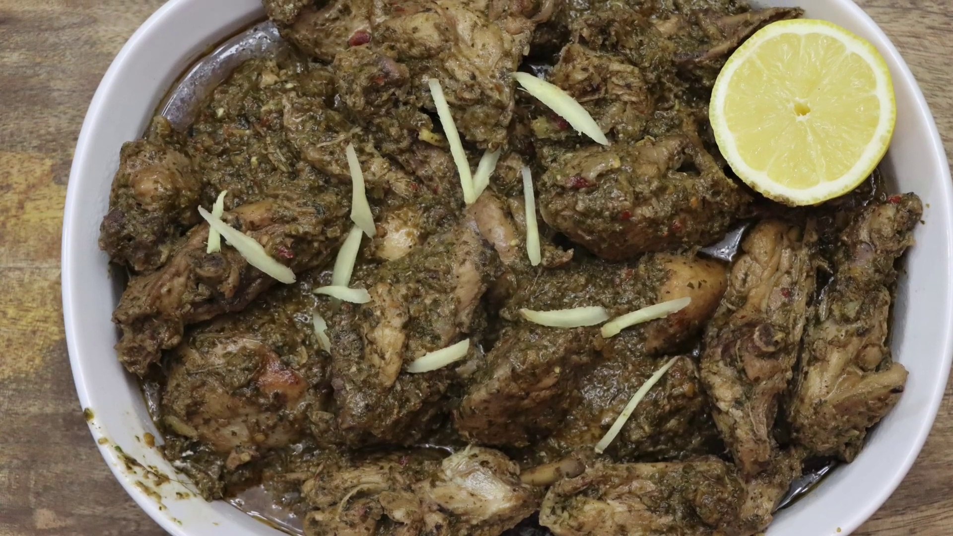 Hara masala chicken, Haryali chicken