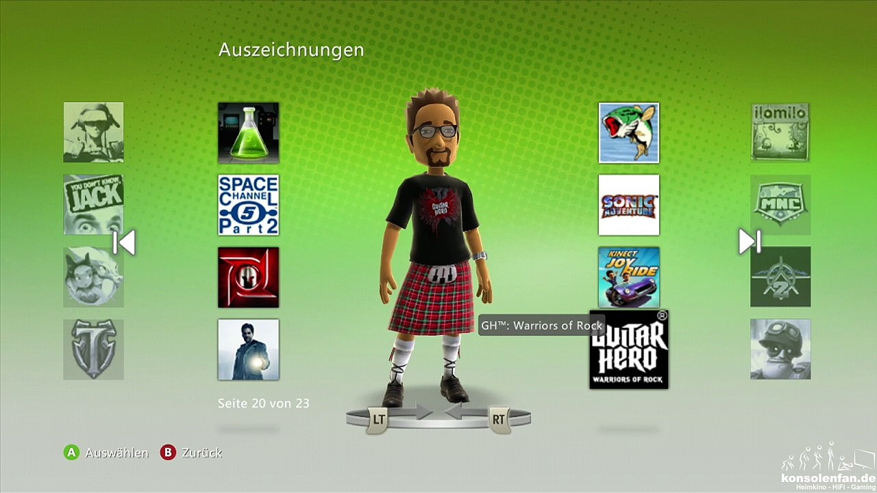 Guitar Hero: Warriors of Rock ► Avatar Awards