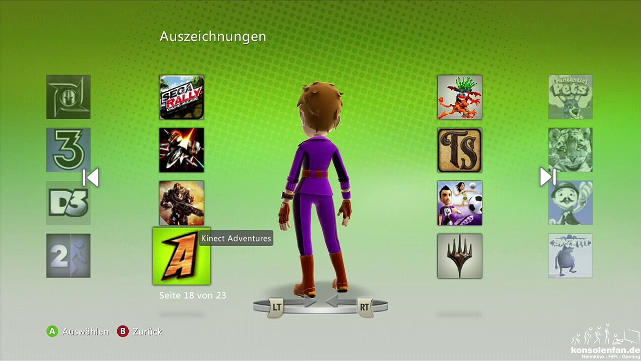 Kinect Adventures ► Avatar Awards