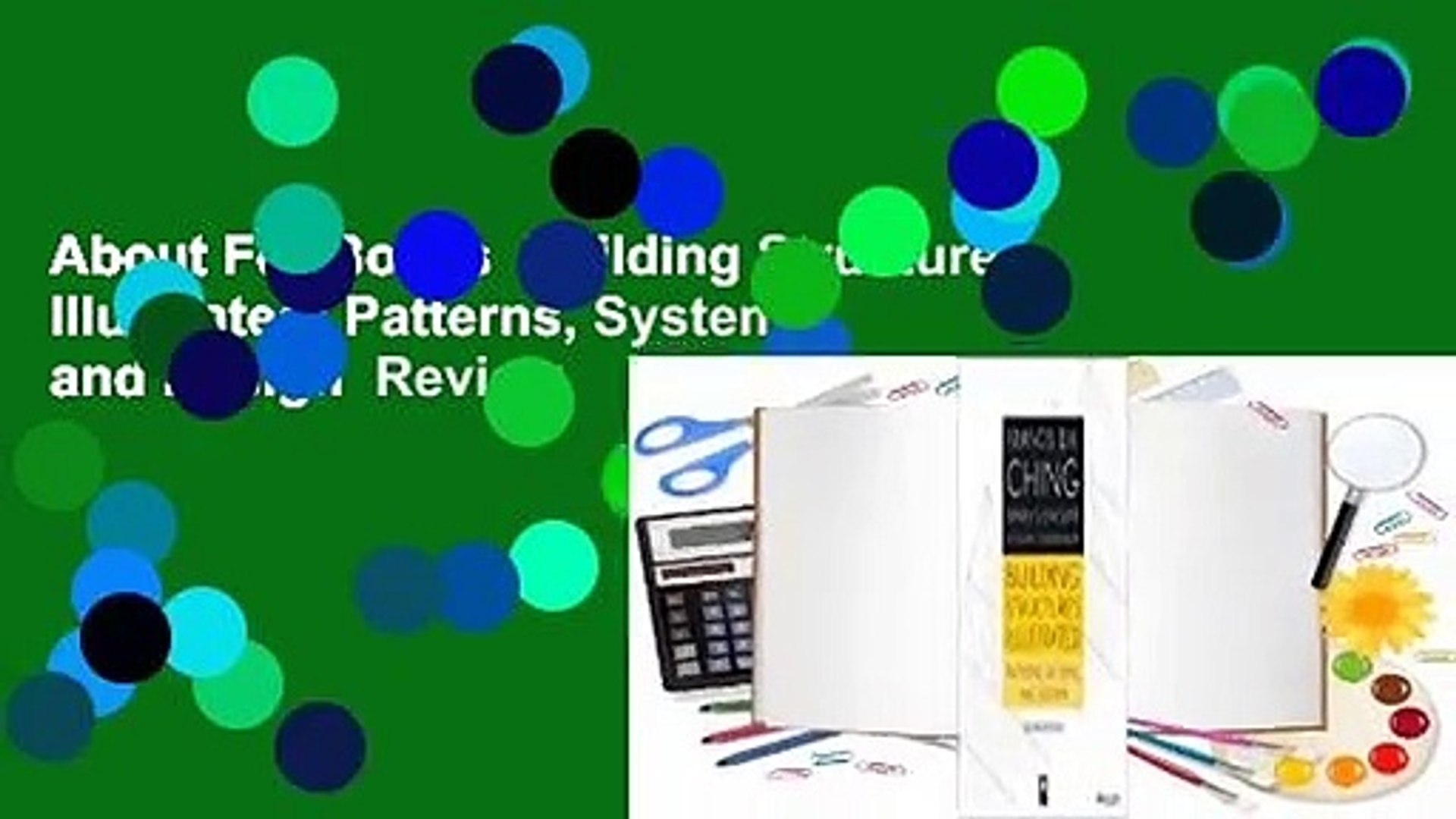 About For Books  Building Structures Illustrated: Patterns, Systems, and Design  Review