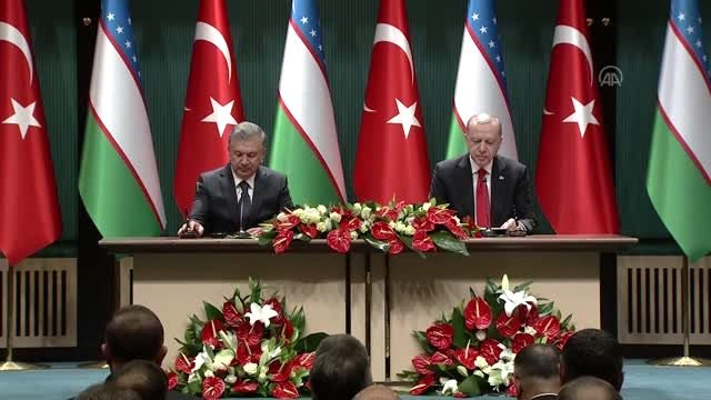 Cumhurbaşkanı Erdoğan: Türkiye-Özbekistan kardeşliği, maziden atiye uzanan kadim bir kardeşliktir