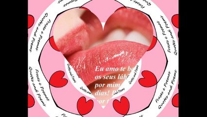 Eu amo te beijar, adoro morder seus lábios gostosos! [Frases e Poemas]