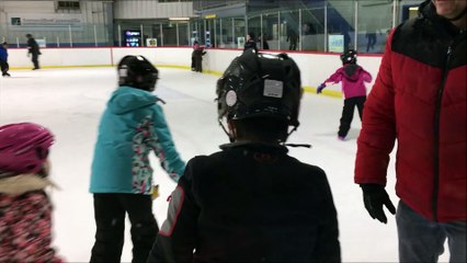Shawn and Dawson having fun skating