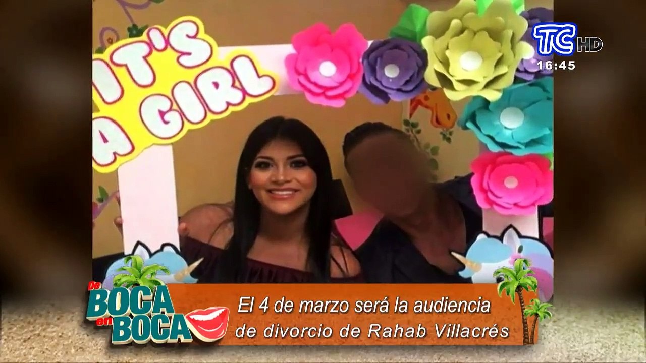 VIDEO | El divorcio de Rahab Villacrés será oficial en tan solo días