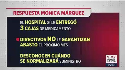 IMSS sí entregó medicinas a niña con trasplante de riñón
