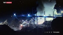 Bartın'da Organize Sanayi Bölgesi'nde yangın