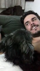 Doggo Getting Excited Hearing the Word "Eat"