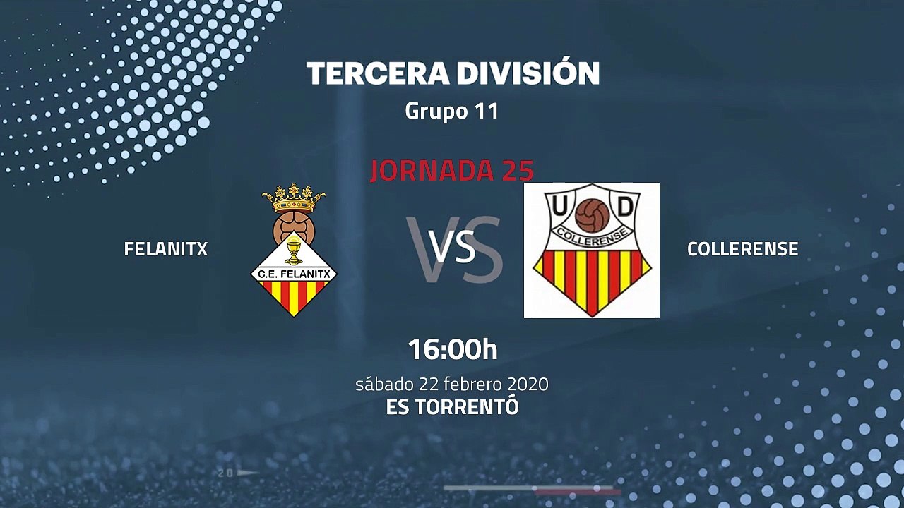 Previa partido entre Felanitx y Collerense Jornada 25 Tercera División