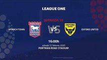 Previa partido entre Ipswich Town y Oxford United Jornada 35 League One