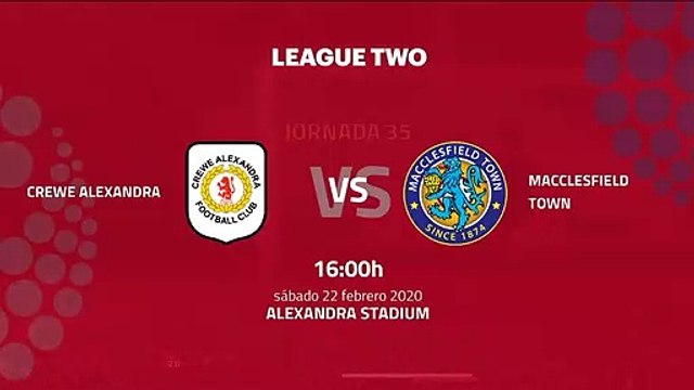 Previa partido entre Crewe Alexandra y Macclesfield Town Jornada 35 League Two