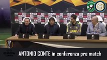 VERSO LUDOGORETS-INTER: CONFERENZA STAMPA di ANTONIO CONTE con Andrea Ranocchia – INTEGRALE