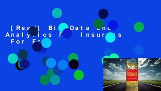 [Read] Big Data and Analytics for Insurers  For Free