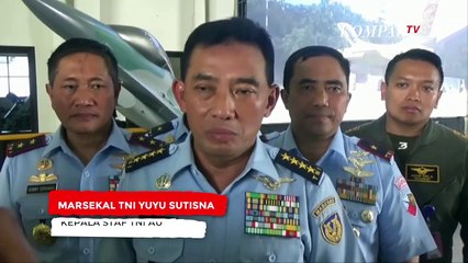 TNI AU Uji Terbang pesawat f-16