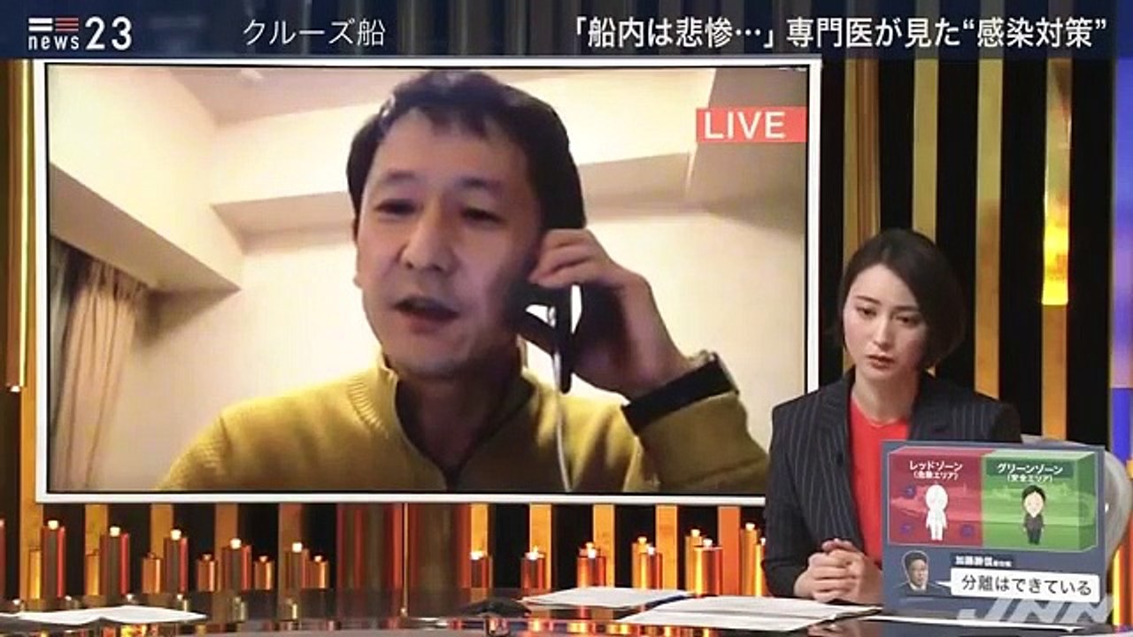 【news23】岩田教授 見たクルーズ船の“内部”2020年2月20日