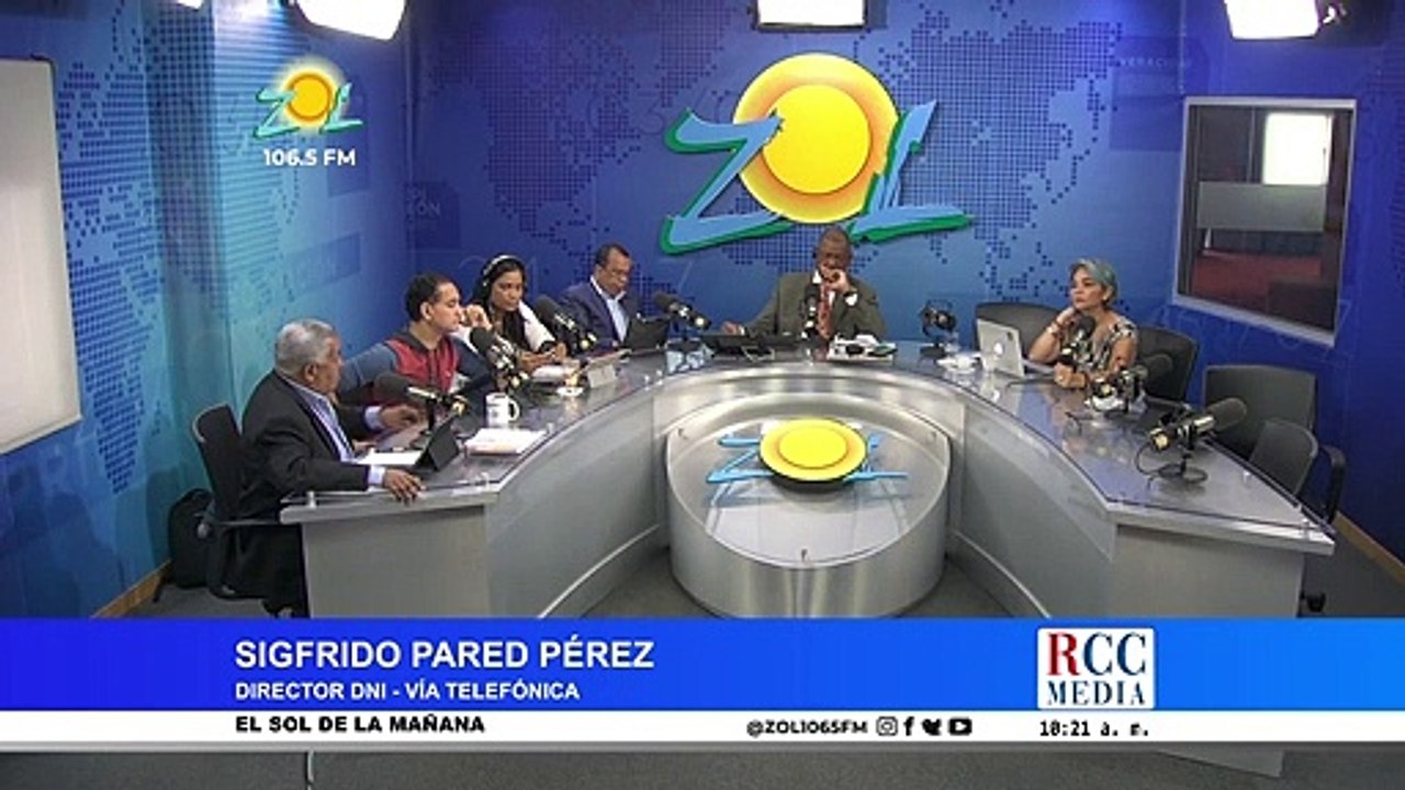 Sigfrido Pared dir. DNI "Las investigaciones del caso de la JCE lo tiene la procuradora junto a PN"