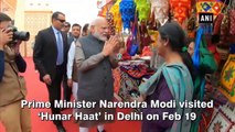 PM Narendra Modi visits craft fest ‘Hunar Haat’ in Delhi