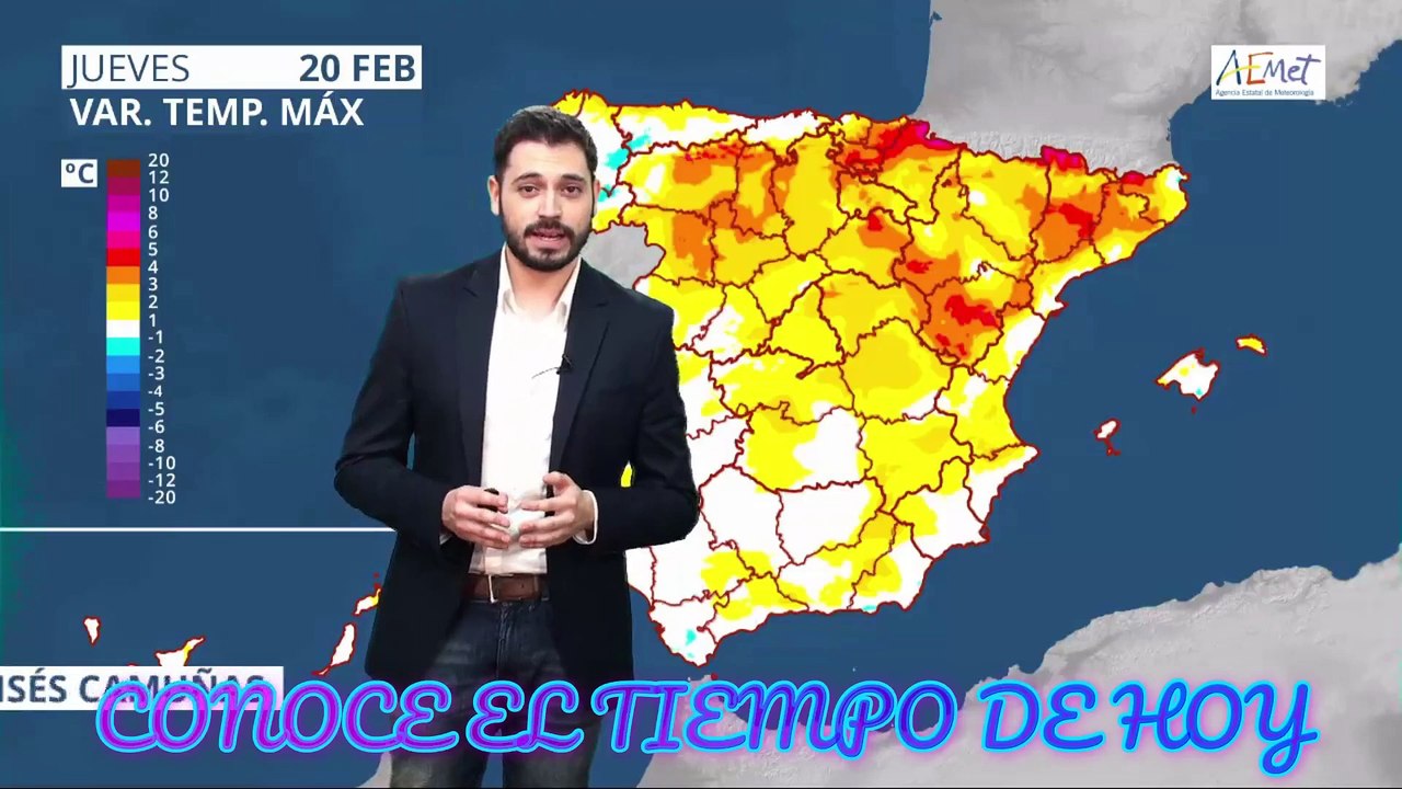 Conoce El Tiempo de Hoy Jueves 20 de Febrero de 2020