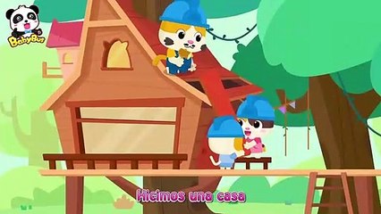 Hagamos Una Casa en El Árbol | Canción Infantil | Casa de Árbol Para Niños | BabyBus Español