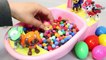 Baby Doll Bath Time Glitter Slime Learn Colors Paw Patrol Pups Play Doh Surprise Eggs Toys