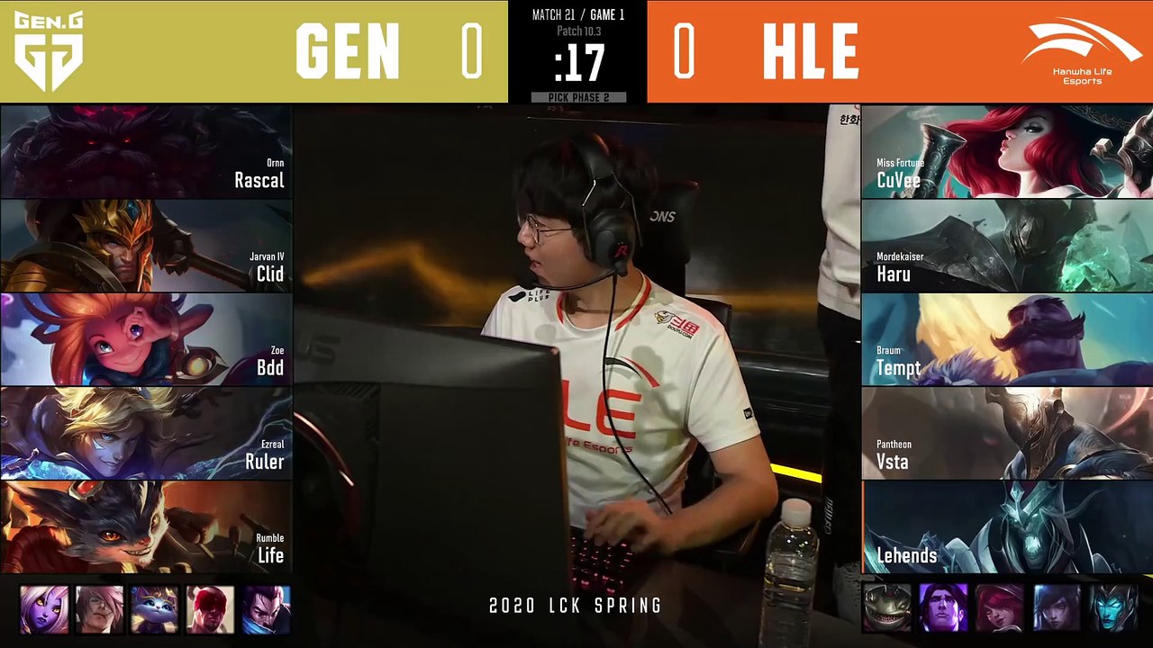 Gen.G vs Hanwha Life Esports Highlights ALL GAMES   LCK Spring 2020 W3D1