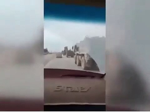 ABD zırhlı aracı, Ruslara ait zırhlı aracın önüne kırdı