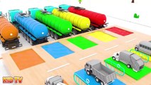 Learn Colors with Street Vehicles with Helicopters for Kids
